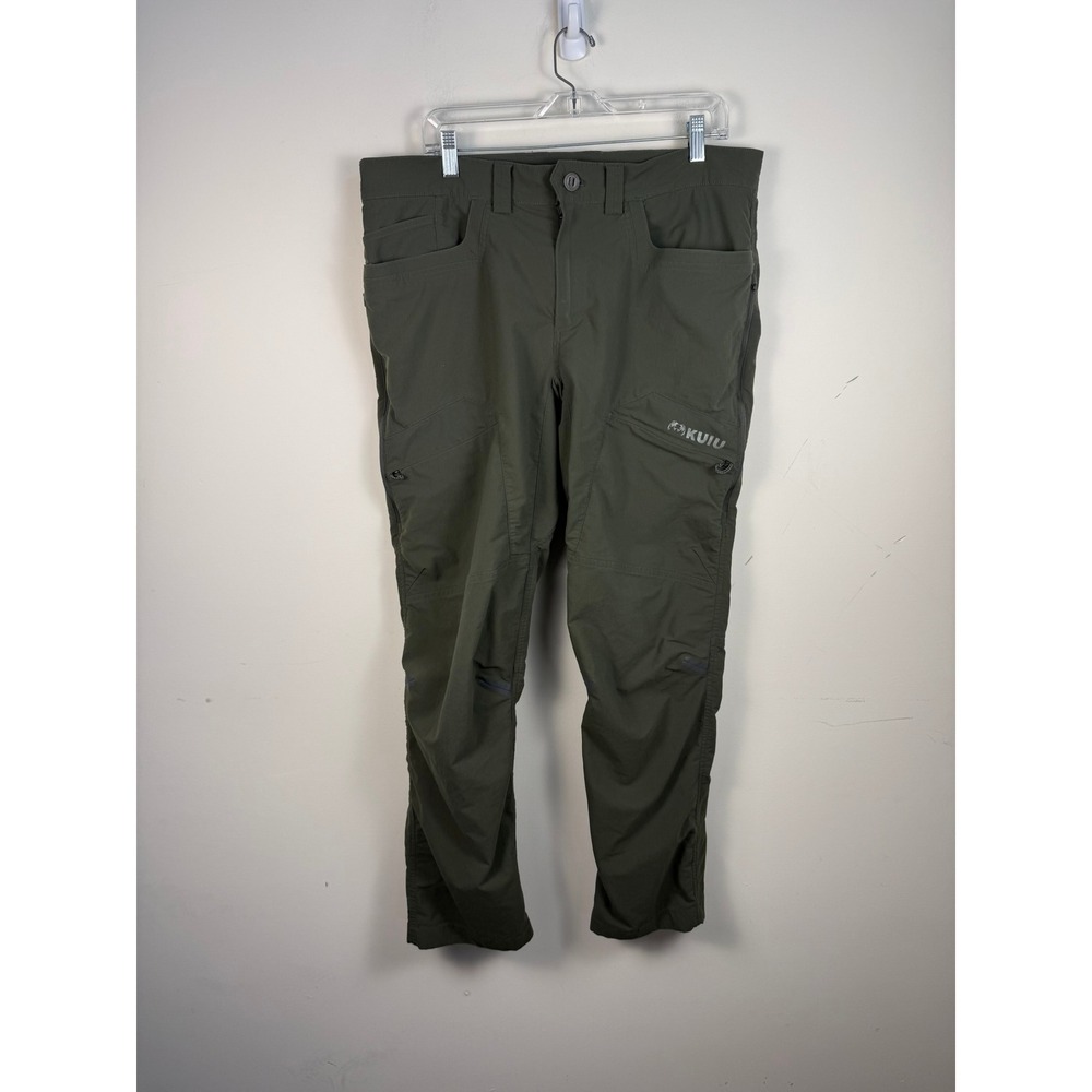 Kuiu Kutana Stretch Woven Pants Mens 38 Olive Green Hunting Hiking 40021